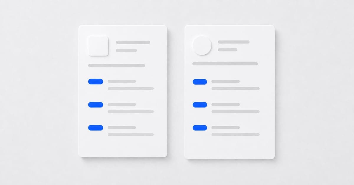 Matching blue keyword chips across a job description and tailored resume.